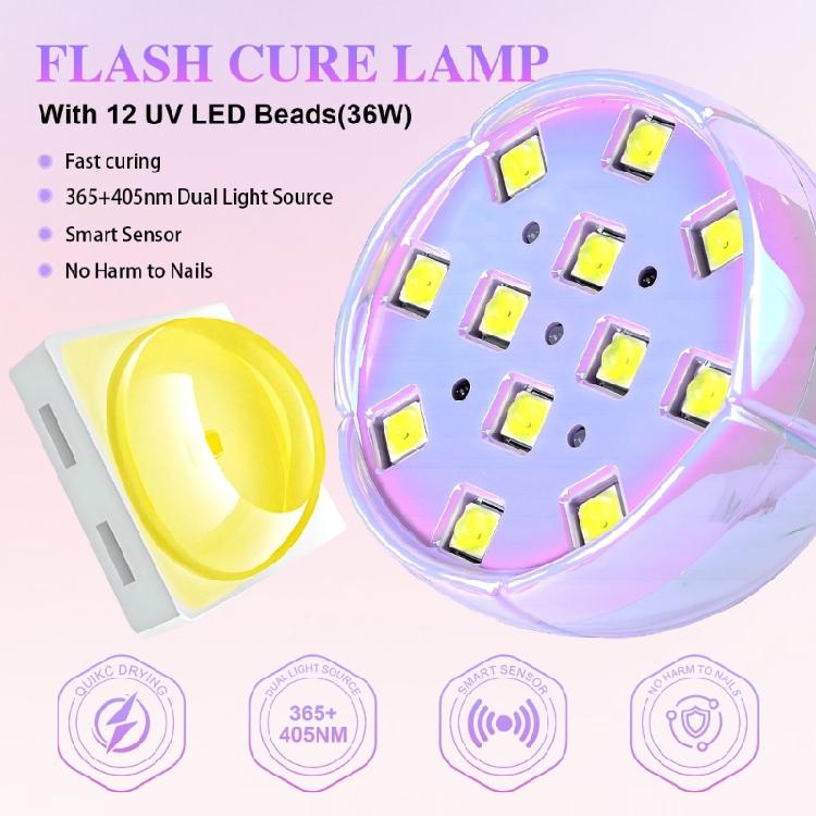 USB Charged Nail Dryer With Auto Sensor Nail Curing Lamp Quick Drying Gel Polish Perfect For Home Or Salon Use