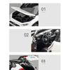 1/32 Toyota RAV4 Off-road Car High Simulation Diecast Metal Alloy Model Car Sound Light Pull Back Collection Kids Toy Gifts F566