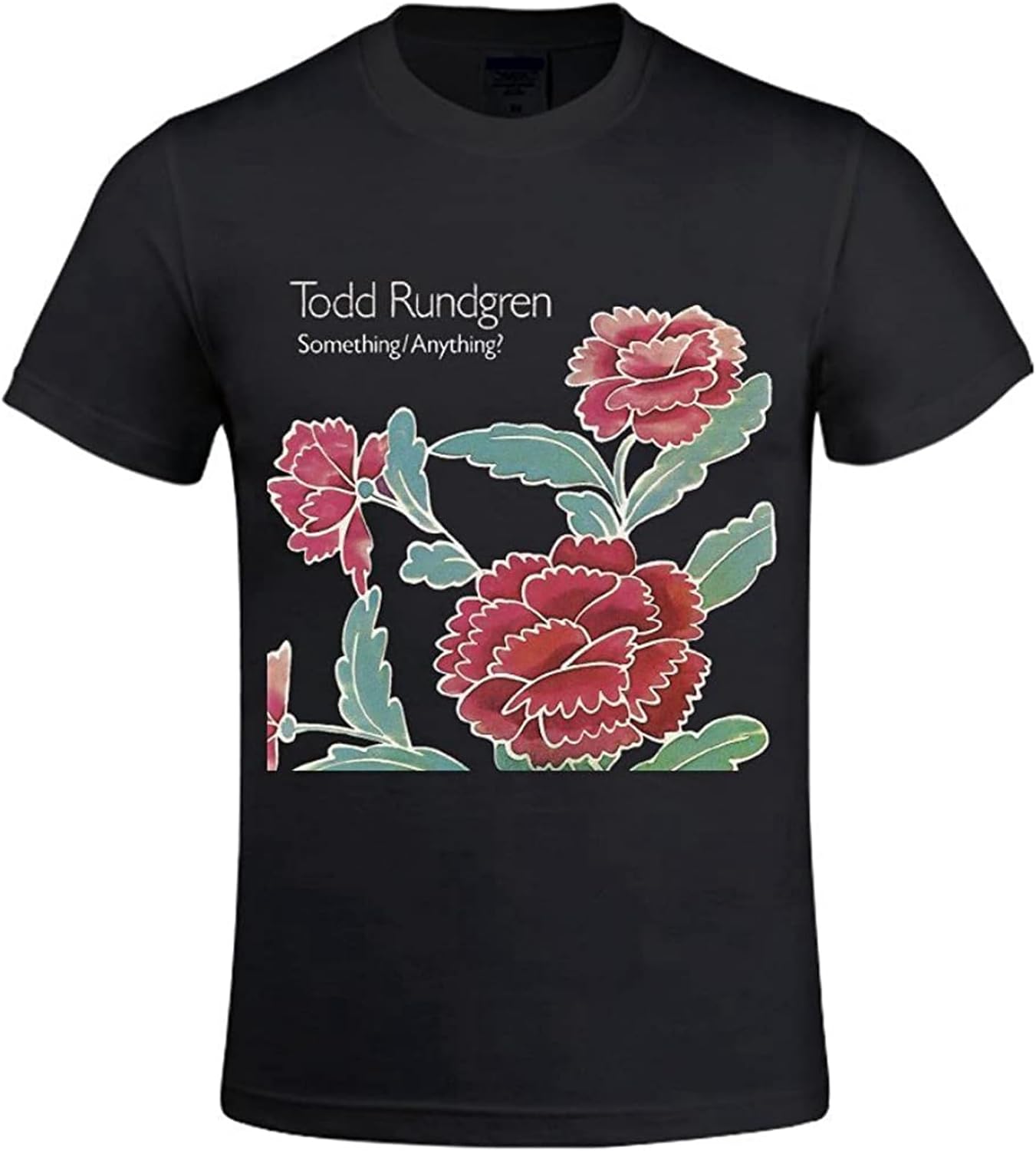 Todd Rundgren Something Anything Mens T Shirts Design O Neck Black M чёрный