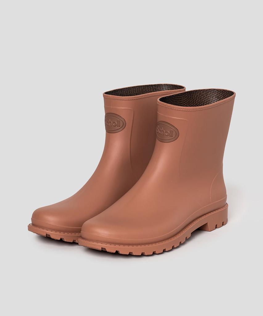 Scholl (Women) Short Rain Boots Brick (Hh49K2T43C)