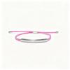 Custom Engraving Stainless Steel Couple Bracelet with Hollow Bent Tube Design