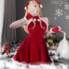 Sexy nightclub party uniform lure or holiday themed costume a maid new suit christmas dress dress girl