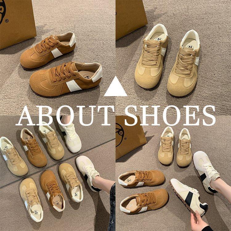 Forrest Gump Shoes Women's 2025 Spring New Feet Small Flat Bottom Casual Sports Board Shoes Popular Versatile German Training Little White Shoes
