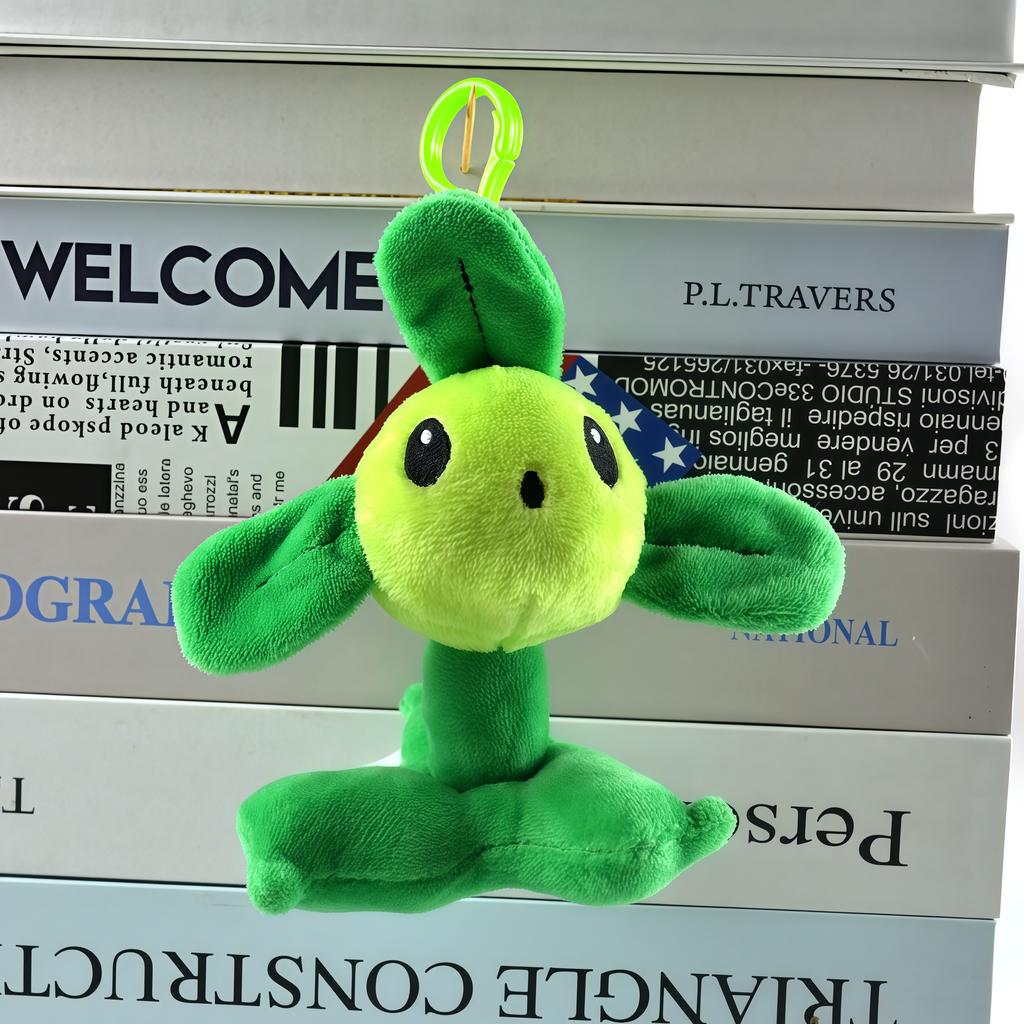 2025 New Style Plants vs Zombies Plush Pendant Cute SunFlower Peashooter Chomper Bag Keychain Decoration Stuffed Doll Kids Gift