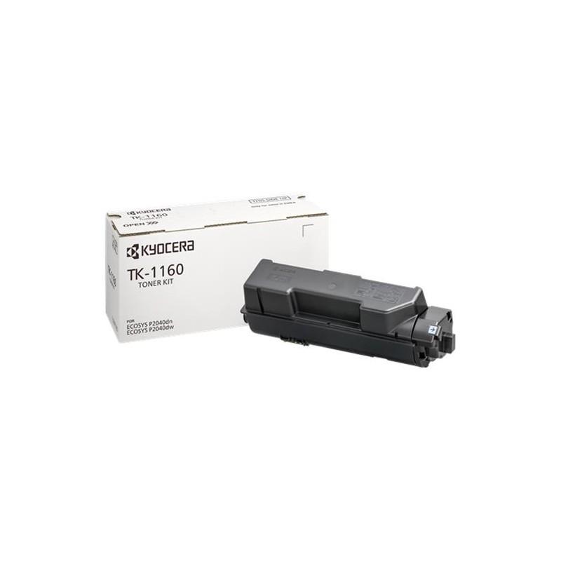 Kyocera TK1160 Negro Cartucho de Toner Original - 1T02RY0NL0-TK1160