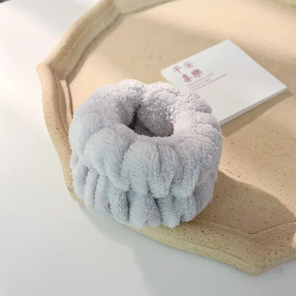 Wrist Washband Microfiber Wrist Wash Towel Band Wristband Scrunchies for Wash Face Absorbent Wrist Sweatband for Women Headband