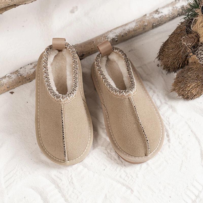 Winter New Warm Children's Shoes Children's Snow Boots Plush Thickened Anti slip Baby Shoes Short Sleeve Snow Cotton Shoes