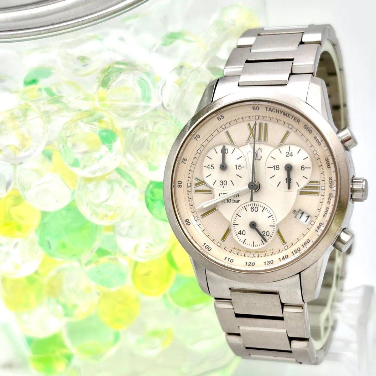 [New battery] CITIZEN xC Cross Sea Ladies Watch Chronograph F500-T002382 2D1673