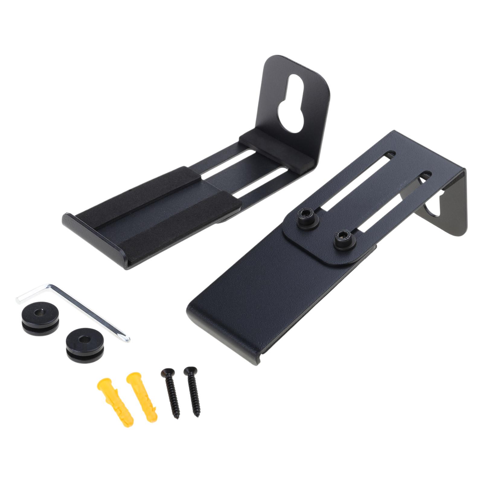 

Регулируемая глубина настенного крепления Soundbar Кронштейны для динамиков Универсальная подставка для динамиков Плавающий кронштейн выдерживает до 30 фунтов