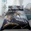 Conjunto de Roupa de Cama Fada Zero King Queen Duplo Completo Twin Tamanho Solteiro Capa de Edredom Fronha Conjunto de Roupa de Cama Fado Capa de Edredom Conjunto de Cama