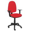 Chaise De Bureau Ergonomique PIQUERAS Y CRESPO - Modèle 04CPBALI350B10 - Rouge - Tissu