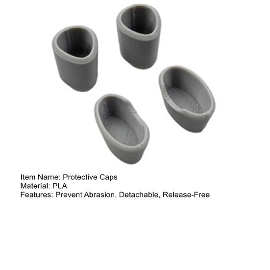 4Pcs Drone Abrasion Release-Free Gear Legs Protector Prevent Landing Height Extended Stand Protective Caps Detachable UAV Landing