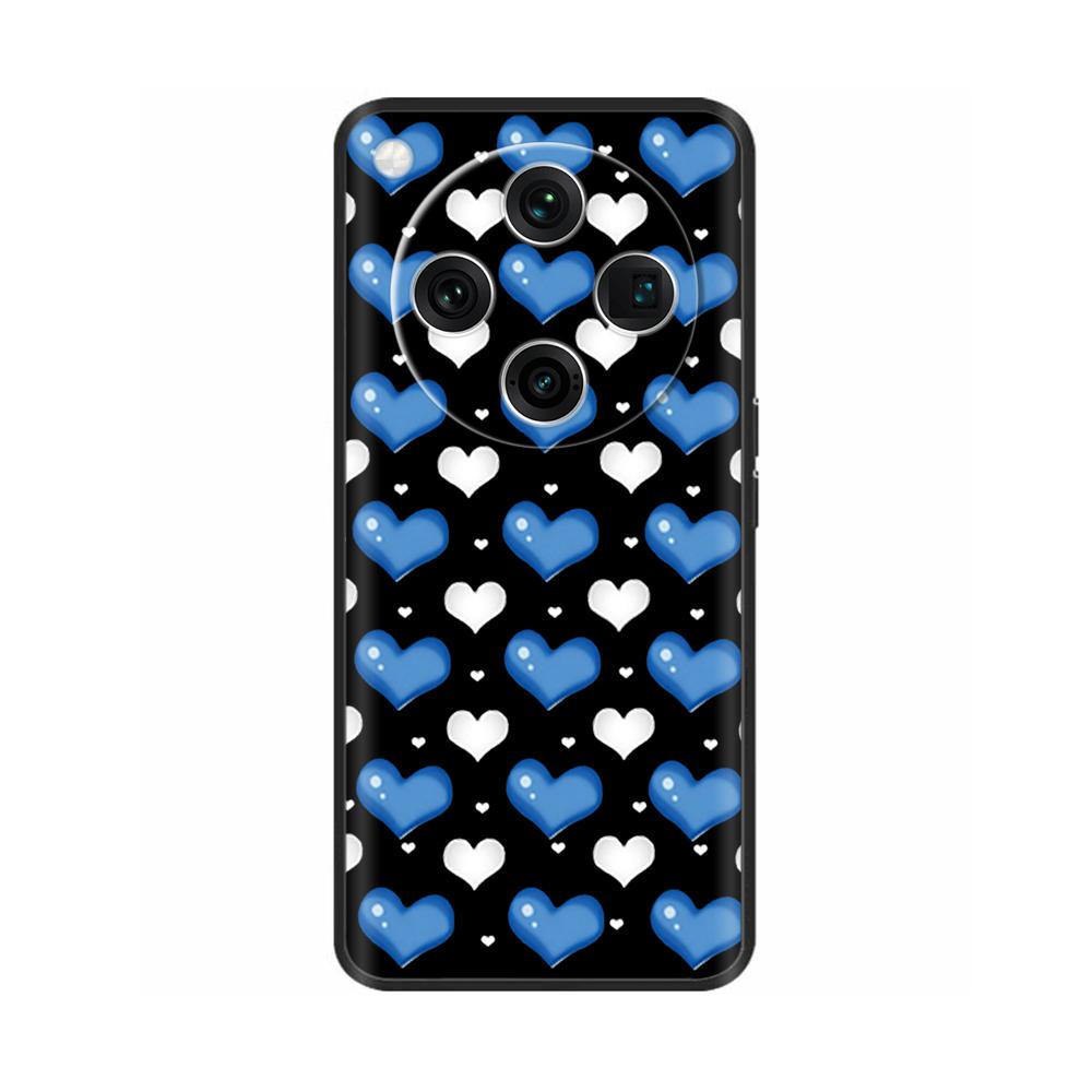 Soft Silicone Cover For Oppo Find X8 Pro Case Fashion Black TPU Phone Back Cover Cases For Oppo Find X8 5G Coque PKC110 PKC130