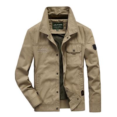 New Jacket Men's Casual Loose Plus Size Lapel Jacket Outdoor Men's Jacket