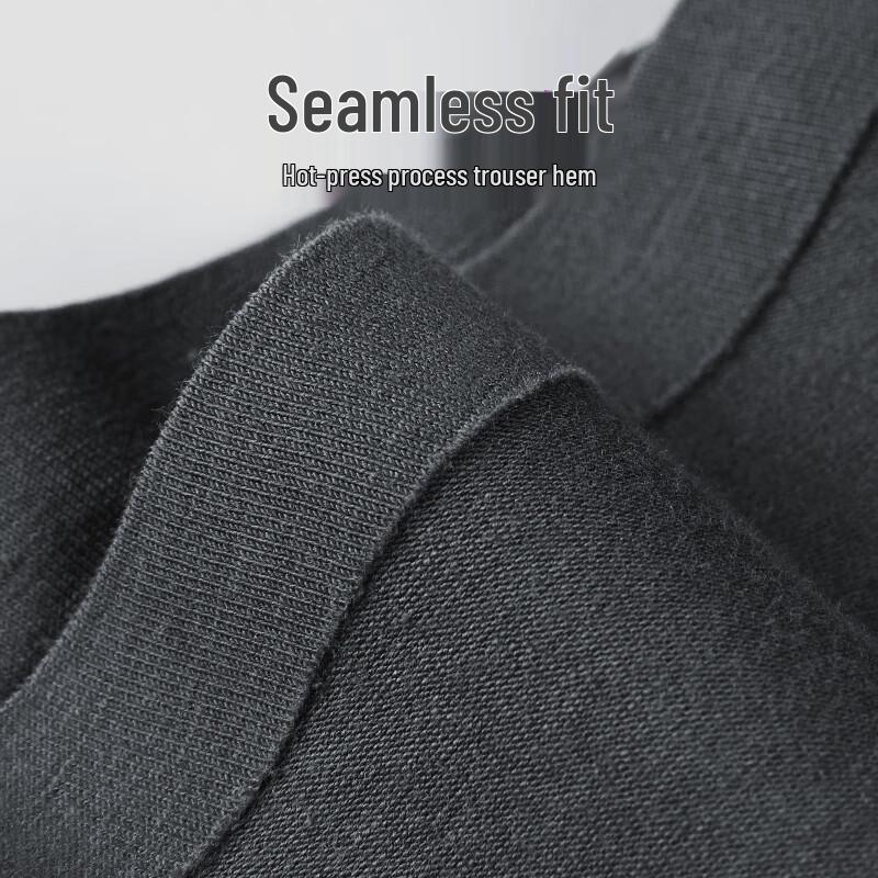 Lonsa Men's Seamless 80-Count Long-Staple Cotton Boxer Briefs 3-Pack