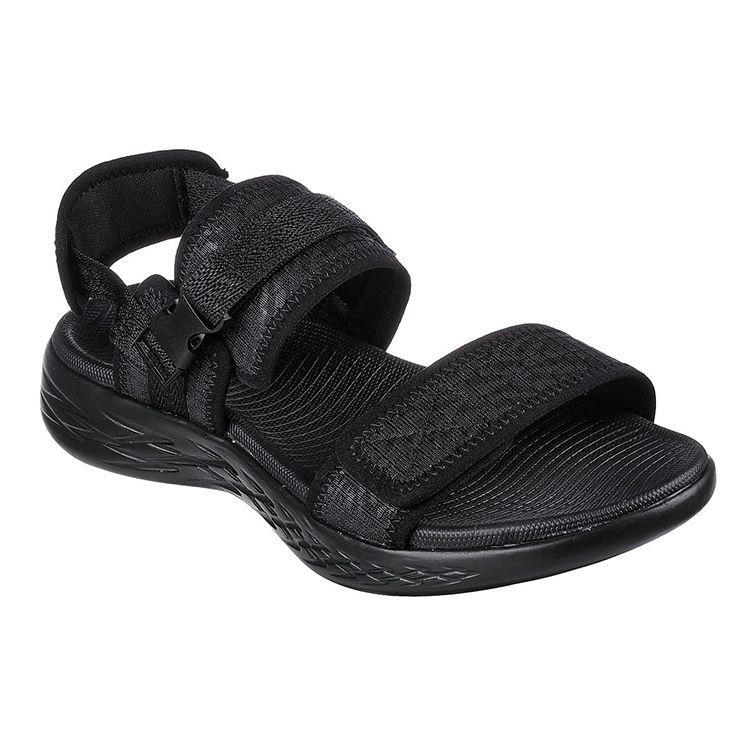 Skechers On-The-Go 600-Escapade Sport Casual Sandals Women Sandals Black 140775-BBK