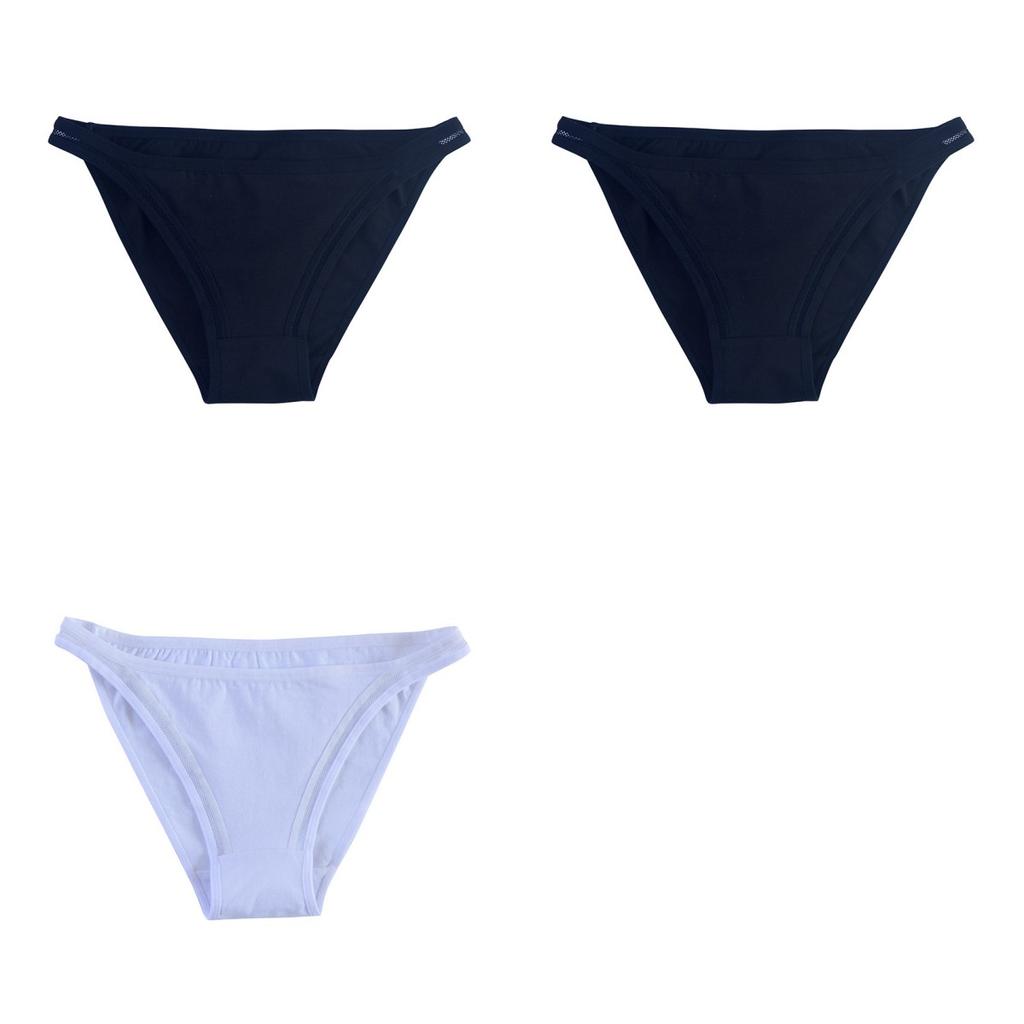 3Pcs/Set Cotton Panties Women Low Rise Briefs Female Underpants Sexy Lingerie Comfy Brazilian Panties Breathable Underwear M-XL