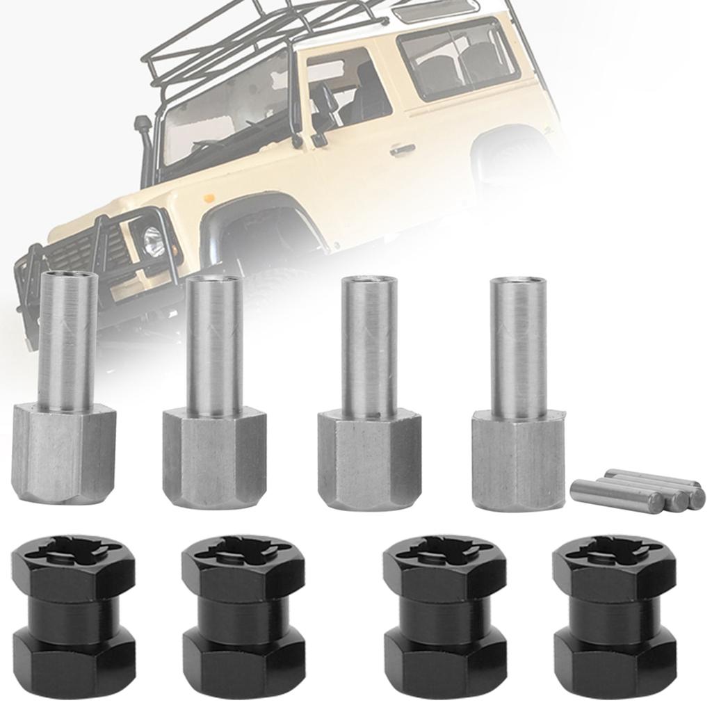 RC Extension Wheel Hex Hub Driver Adapter Fit for D90 AX10 CC01 SCX10 F350