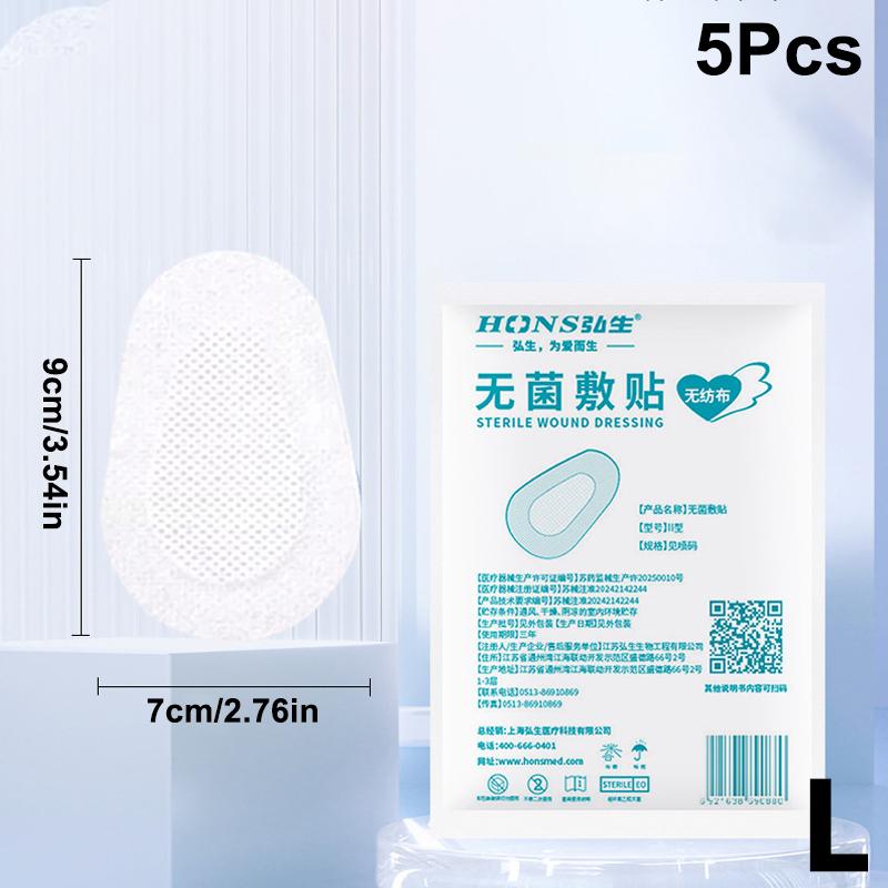 5 Peças Patches Oculares Médicos Pós-operatórios Estéreis Adesivos Bloqueadores de Luz Almofada Ocular Proteção da Visão Patches para Correção de Ambliopia