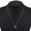 Eternal circle Necklace Elsa Peretti K18 yellow gold 4.7g Women Used