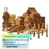 Yijiafeng Large Outdoor Carbonized Wooden Building Blocks Set