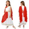 Girls Halloween Carnival Ancient Greek Roman Athena Goddesses Princess Queen Costume Greece Beauty Toga Worship Choir Dress Robe