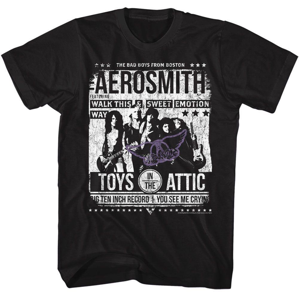

Aerosmith Aero Poster Black T-Shirt L