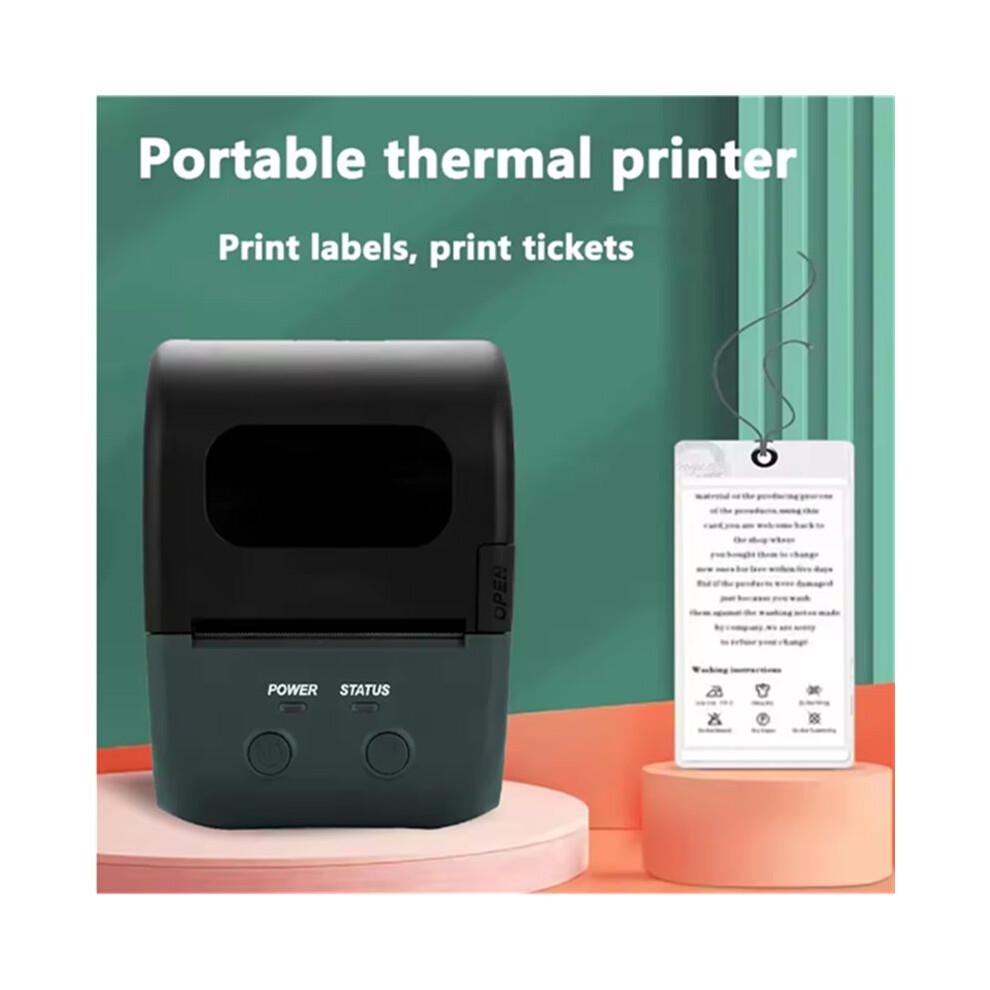 Portable Thermal Printer, Self-Adhesive Label Printer,  Sticker Maker, Supports Mobile Phones and Computers.