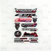 FOR CBR650R Reflective Motorcycle Stickers Waterproof Vinyl Decals for Motorbike Helmet Fuel Tank Bike