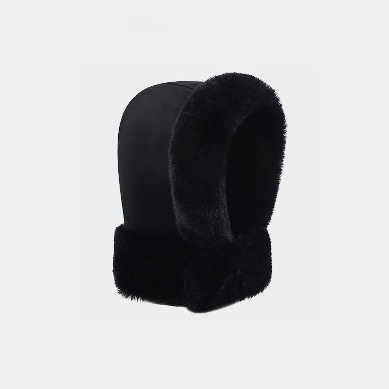 

Повседневные зимние теплые русские шапки утолщенные замшевые плюшевые ветрозащитные утепленные шапки Lei Feng пушистая шапка-балаклава для девочек