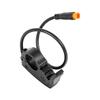 E-bike 3-pin Connector 36V 48V 60V 72V TT009 Left Right Thumb Throttle For Electric Bicycle Scooter Accelerator Handlebar 22mm Throttles 2