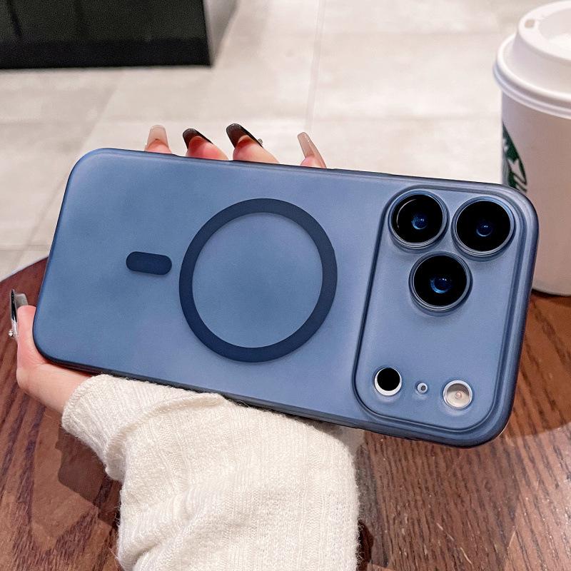 Ice Mist Frosted Ultra-thin Magnetic Mirror Case for iPhone 17 Pro Max & 17 Air