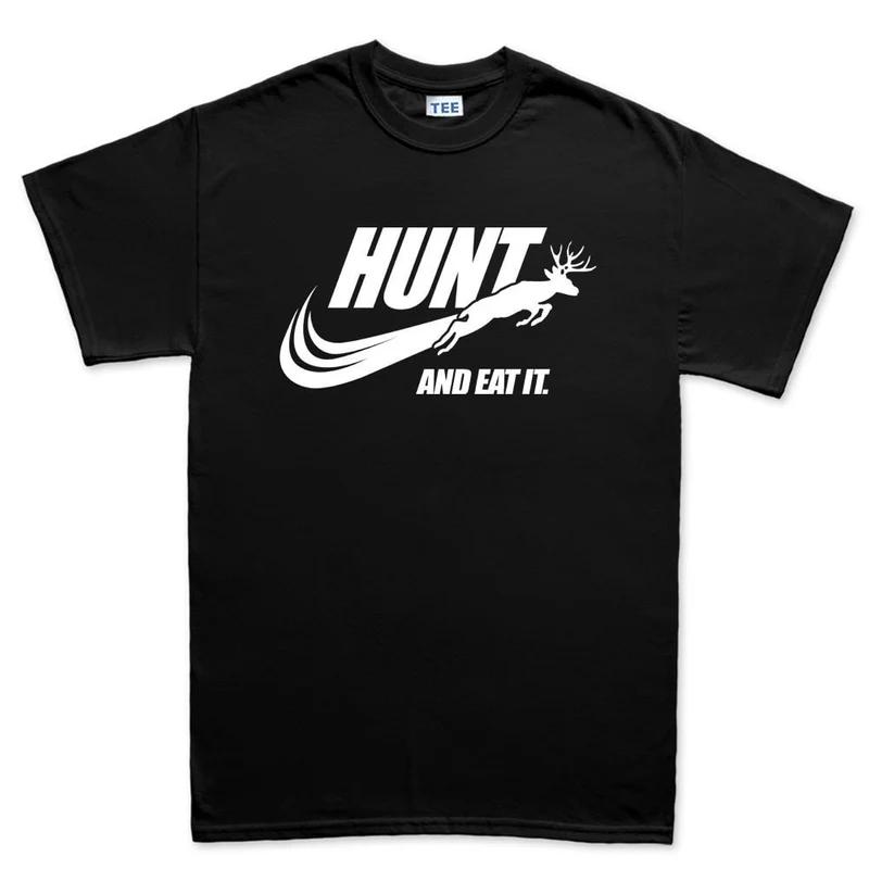 Deer Cotton TShirt Graphic Style Vintage Casual Unisex Fitness Muscle Black M