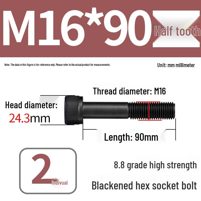 8.8 High-Strength Socket Head Cap Screw Bolt (M4-M20)