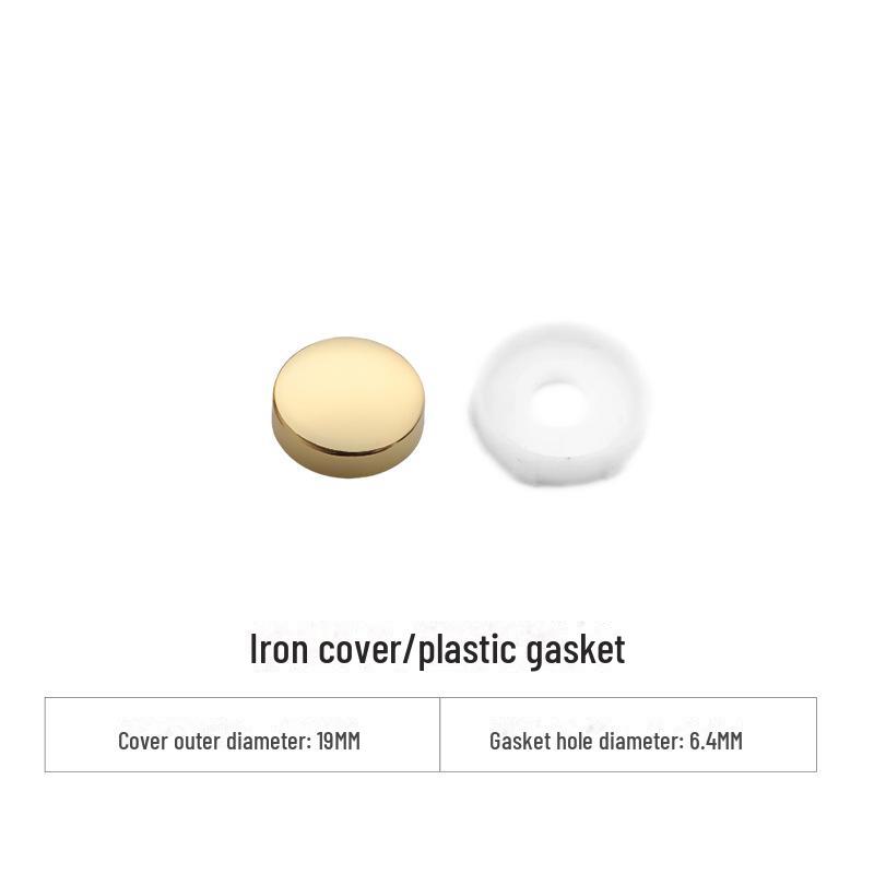 Curved Copper and Stainless Steel Decorative Mirror Nail Caps