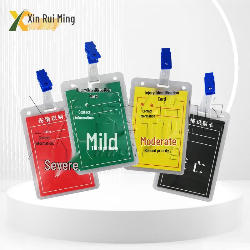 Military Medical Injury Triage Card Set