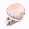 Natural Scolecite Gemstone Handmade 925 Solid Sterling Silver Ring Size 6.5 Q7O59