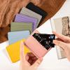 1Pc Pu Leather ID Card Holder Candy Color Bank Credit Card Box Multi Slot Slim Card Wallet Women Men Business Cards Cover Case