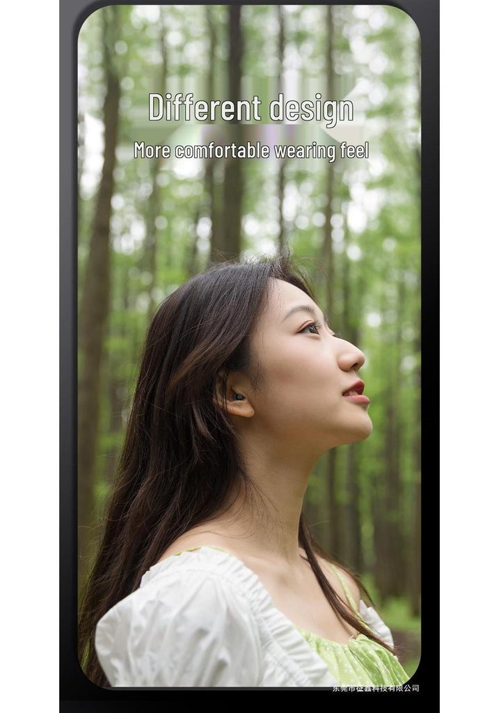 2024 Ultra-Small Noise-Cancelling Wireless Earbuds with Long Battery Life & In-Ear Fit for Sleep & Sports
