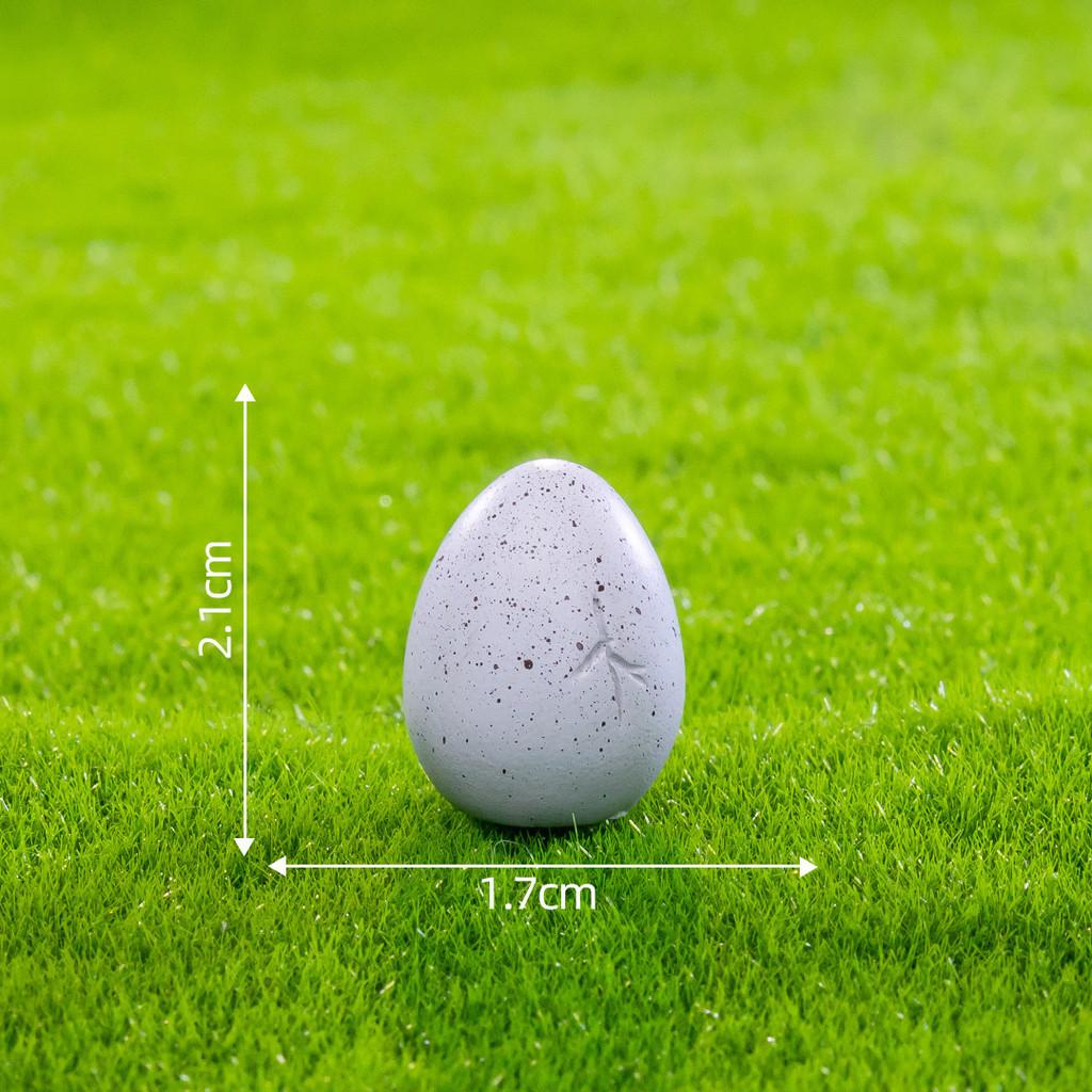 

Resin Dinosaur Miniatures Mini Figurines For Garden Desk Diy Ornaments Decor Eggshell