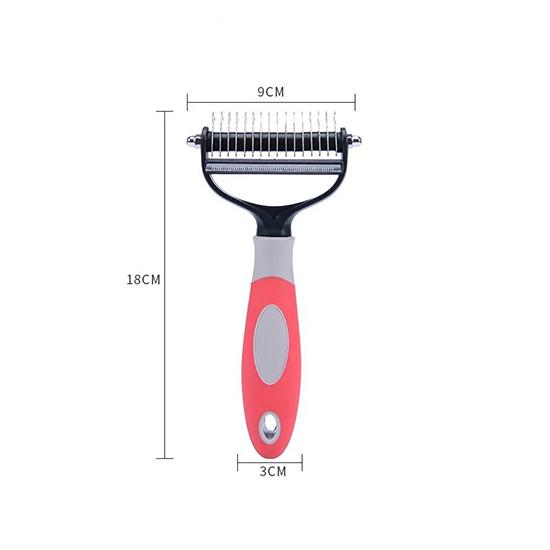 Pet Grooming Cleaning Tool 2 In 1 Pet Shedding Tool Combining Open Knot Hair Removal Hair Comb Hair Removal Comb For Cats Dogs
