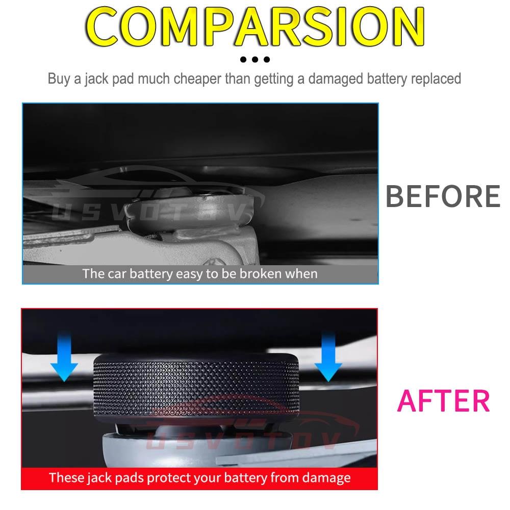 For Tesla Rubber Lifting Jack Pad Adapter Tool for Tesla Model 3/Y/S/X 2017-2025 Accessories Tire Repair Tool Lifting Jack Pad