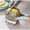 1PC Lemon Slicer, Tomato Slicer, Alloy Multi-functional Fruit Divider with Handle, Tomato Slicer, Household Fruit Cutter Tool