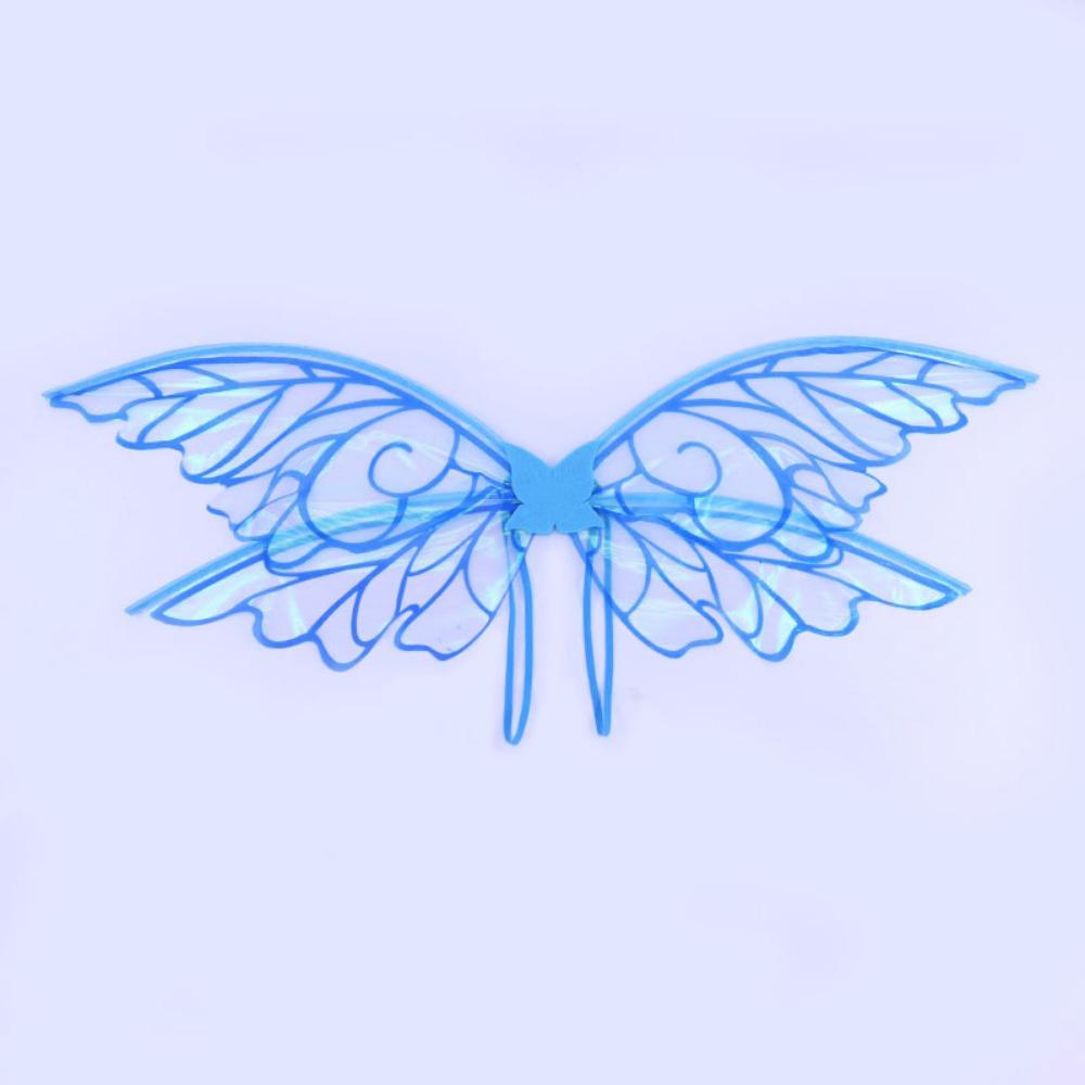 2025 Girl Butterfly Wing Colorful Adult Children Fairies Wing Costume Halloween Decoration Halloween Party Supplies