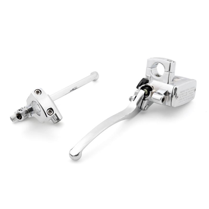 1  Handlebar Control Reservoir 14mm Bore Brake Clutch Levers Motorcycle