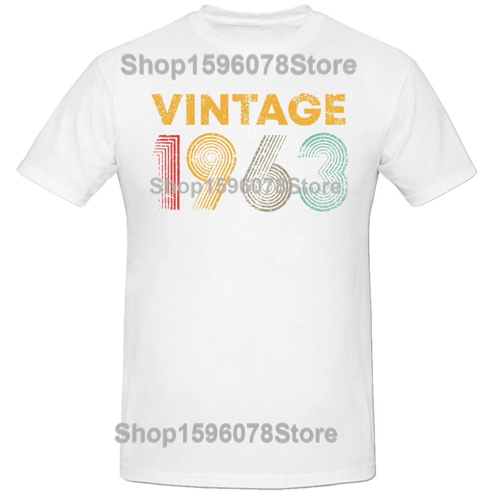 Funny Made In 1963 All Original Parts T Shirts Graphic Cotton Streetwear Short Sleeve Birthday Gift Tshirt Mens Clothing