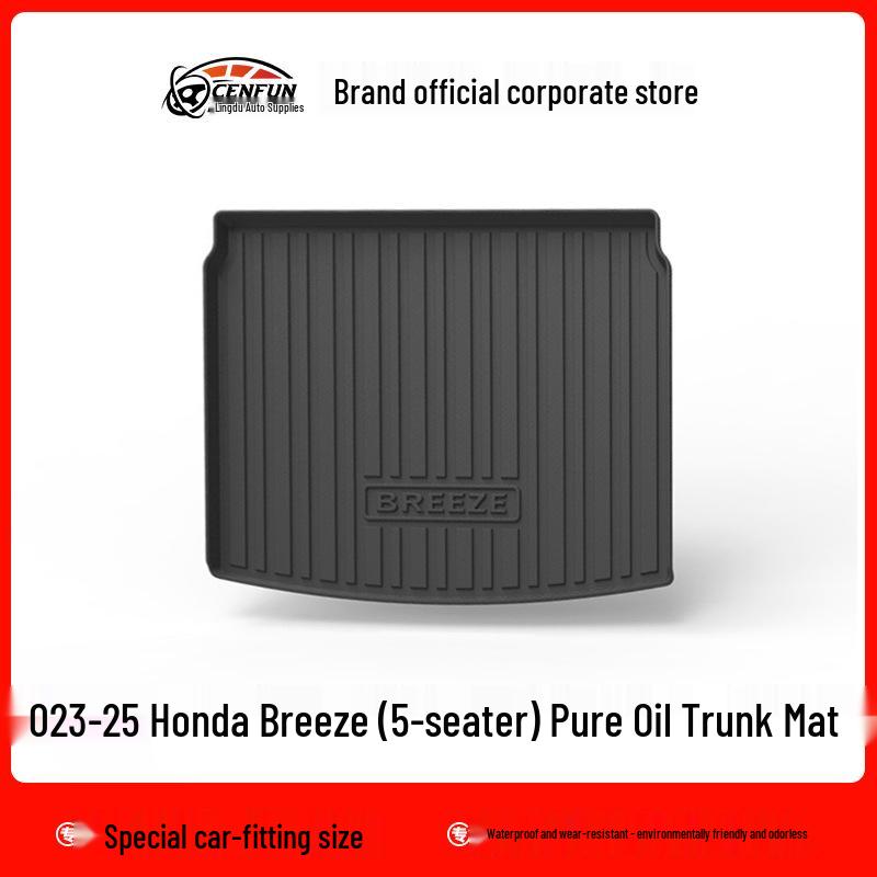 

Honda Breeze 23-25 Five-Seater Oil-Resistant TPE Trunk Mat with Carbon Fiber Pattern, Eco-Friendly & Odorless.