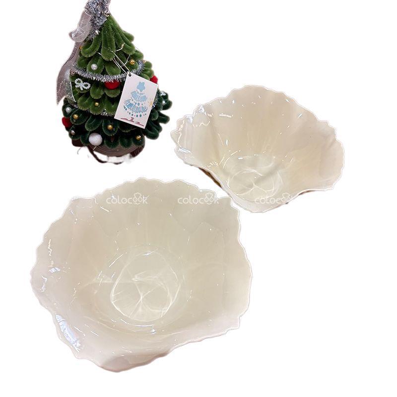 Oat Self-Reserved Small Lace Bowl for Salad, Soup, Milk, Fruit, Dessert, and More