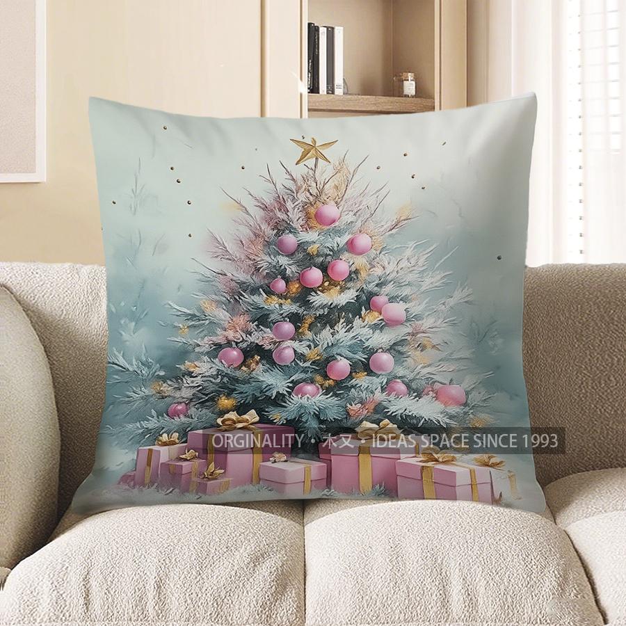 Home Decor Enchanted Cottage Pattern Pillow For Home Pattern Cushion Cover Suitable For Sofa Bedroom Car Pillow Cover