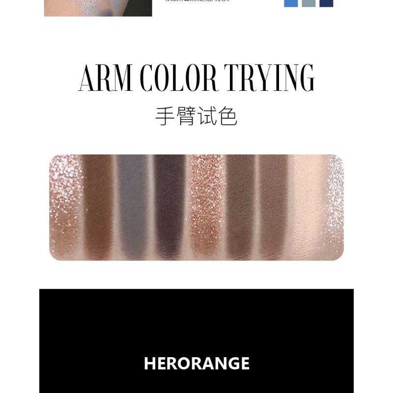 Nine Color Shimmer Matte Eyeshadow Palette Long Lasting High Pigment Eye Makeup